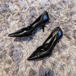 Aldo Black Pointed Toe Heels